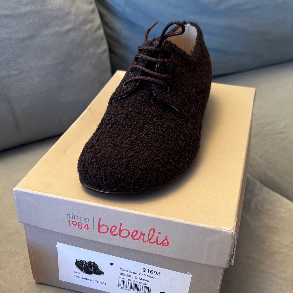 Kids Brown Dress Shoes